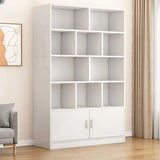Stylish Vertical Rectangular Wood Bookcases Medium Image - 7