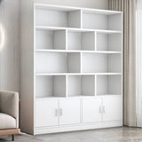 Stylish Vertical Rectangular Wood Bookcases Medium Image - 9