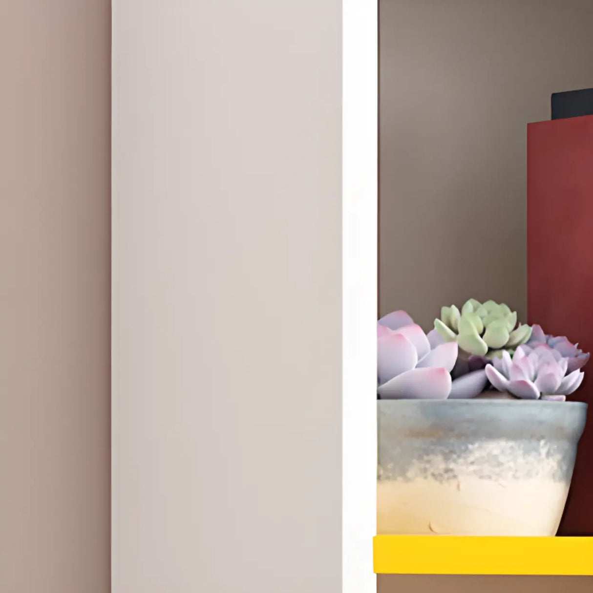 Stylish Vertical Rectangular Wooden Standard Bookcase Image - 5