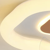 Stylish White Cloud Dimmable Ceiling Fan with Light Image - 12