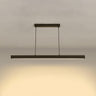 Stylish White Linear LED Pendant Light Kitchen Island Image - 9
