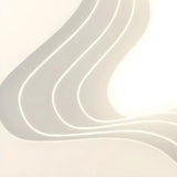 Stylish White Star-Shaped LED Flush Mount Ceiling Light Image - 7