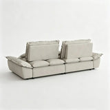 Suede Modular Sofa with Adjustable Backrests and Memory Foam Image - 21
