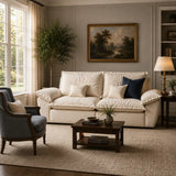 Suede Modular Sofa with Adjustable Backrests and Memory Foam Image - 5
