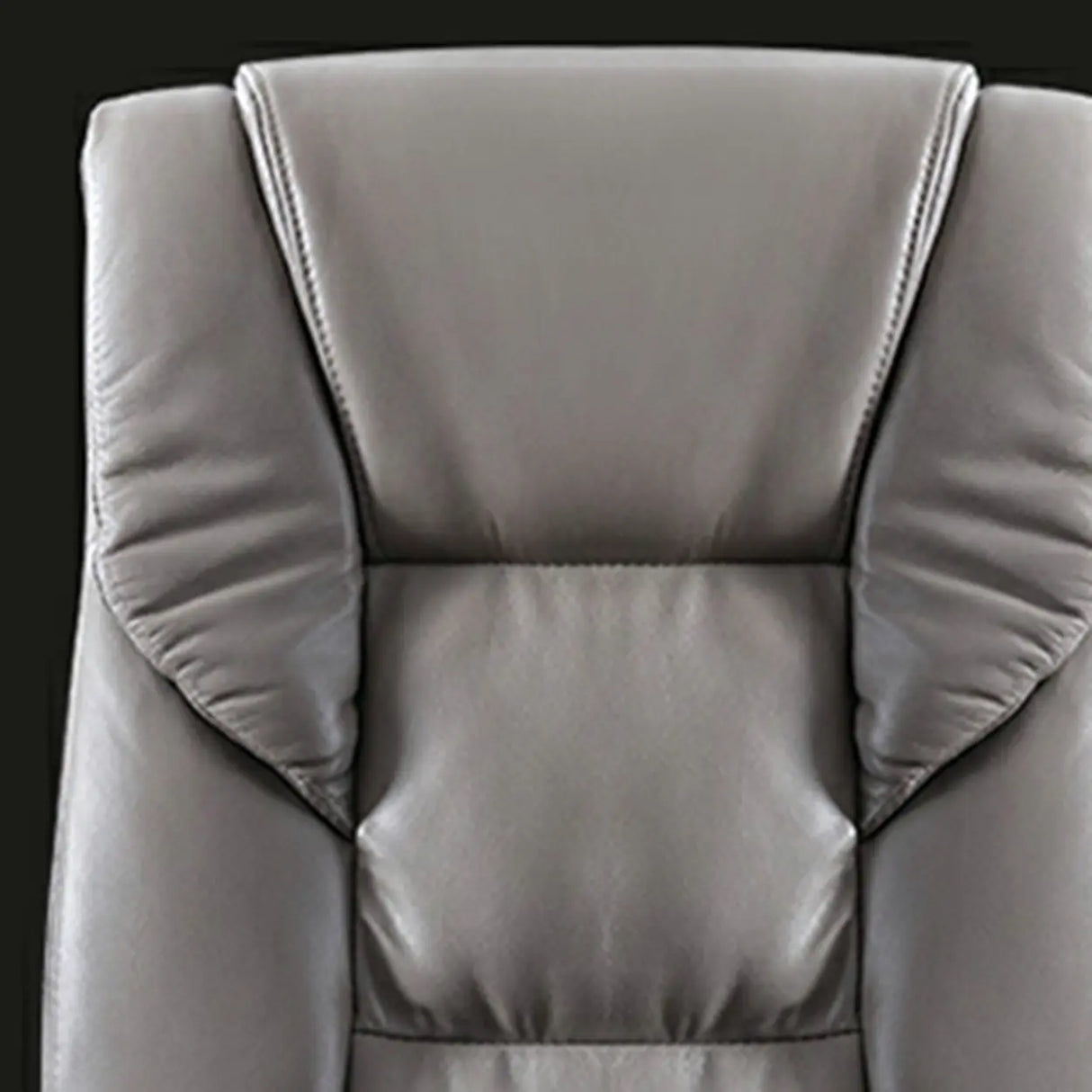 Swivel Adjustable Ergonomic Brown Reclining Office Chair Image - 6
