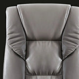Swivel Adjustable Ergonomic Brown Reclining Office Chair Image - 6