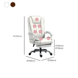 Swivel Adjustable Ergonomic Leather Metal Boss Office Chair Image - 15