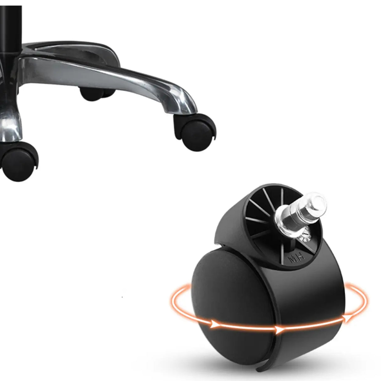 Swivel Adjustable Ergonomic Leather Metal Boss Office Chair Image - 8