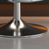 Swivel Adjustable Height Rectangular Leather Bar Stool Image - 12