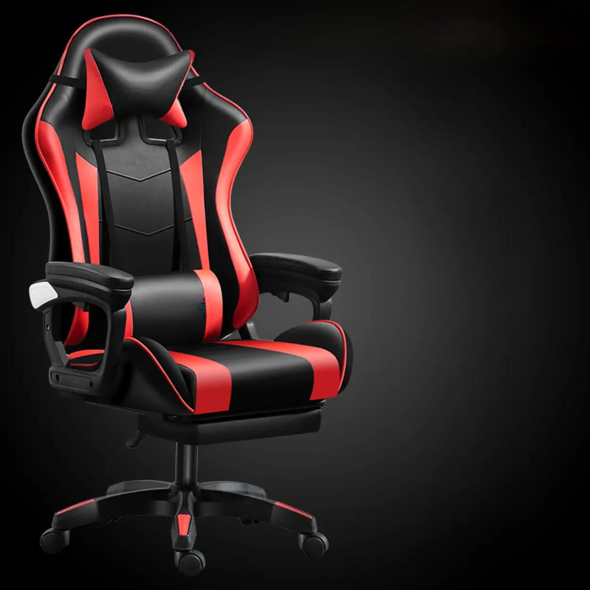 Swivel Black Adjustable Comfort Ergonomic Office Chair Image - 11