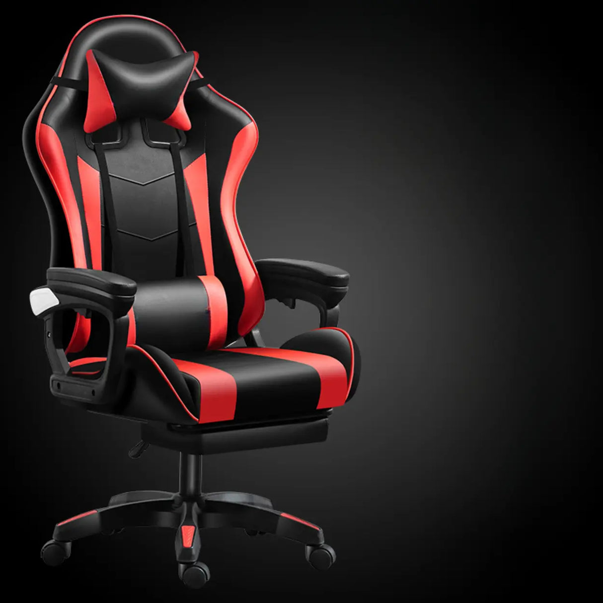Swivel Black Adjustable Comfort Ergonomic Office Chair Image - 14
