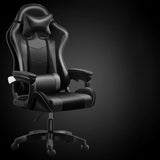 Swivel Black Adjustable Comfort Ergonomic Office Chair Image - 15