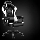 Swivel Black Adjustable Comfort Ergonomic Office Chair Image - 17