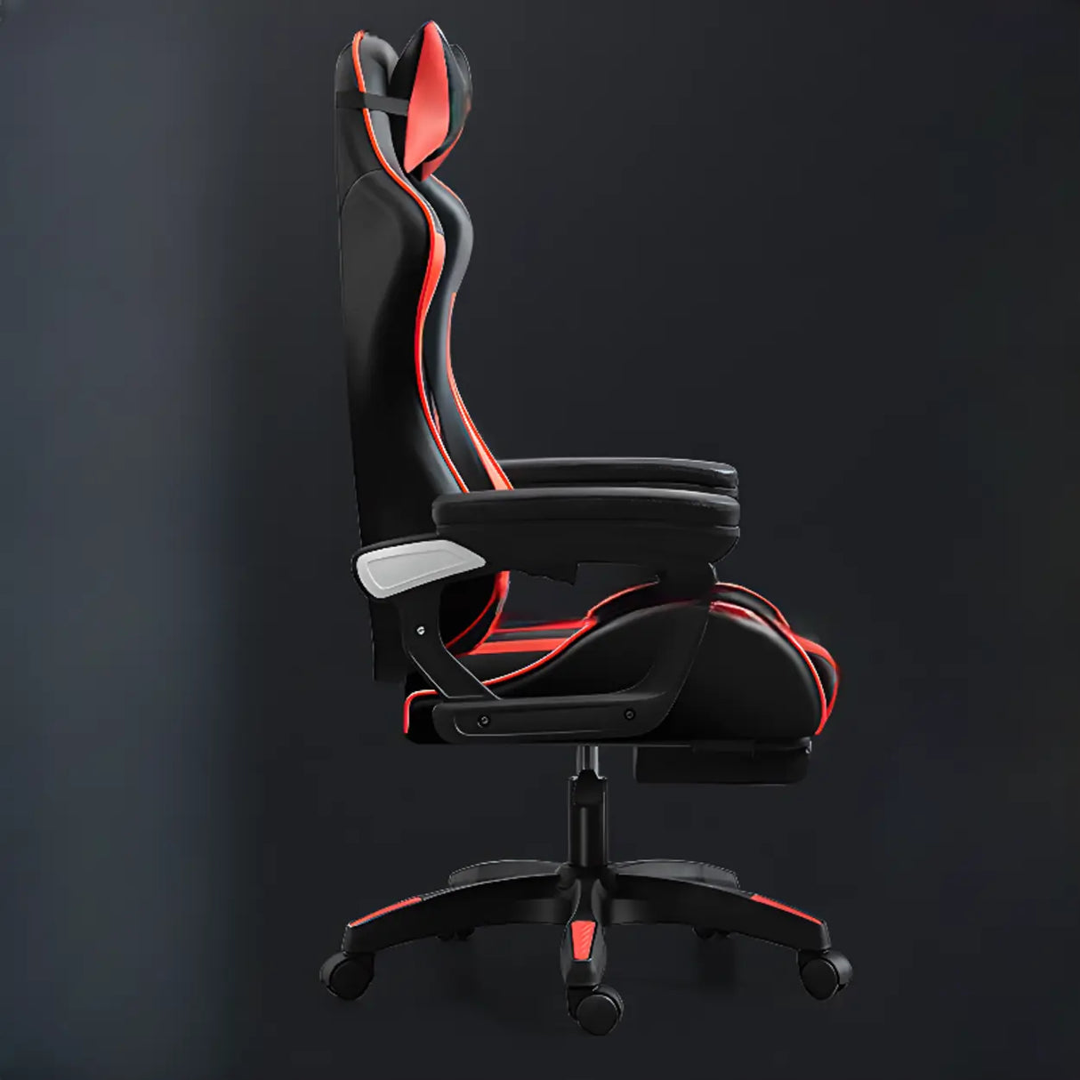 Swivel Black Adjustable Comfort Ergonomic Office Chair Image - 22