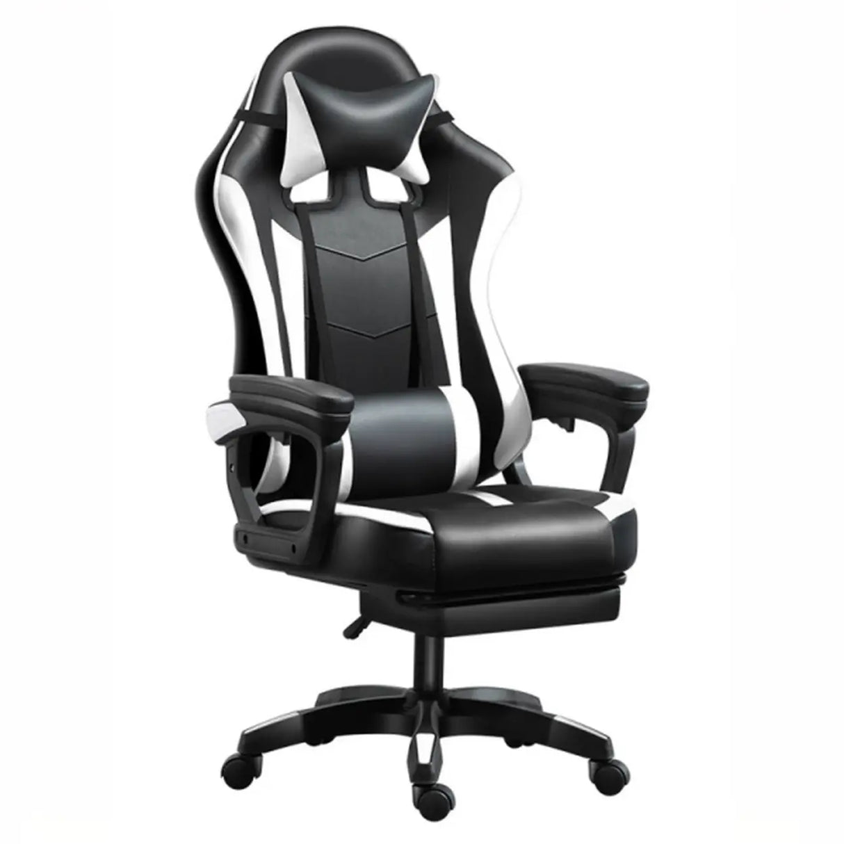 Swivel Black Adjustable Comfort Ergonomic Office Chair Image - 6