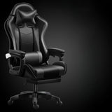 Swivel Black Adjustable Comfort Ergonomic Office Chair Image - 9