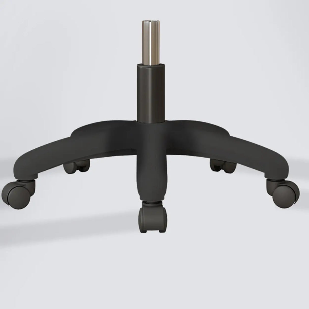 Swivel Black Faux Leather Ergonomic Office Task Chair Image - 9