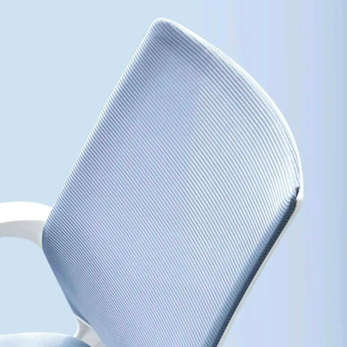 Swivel Blue Adjustable Tilt Mesh Upholstered Office Chair Image - 12