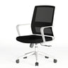 Swivel Blue Adjustable Tilt Mesh Upholstered Office Chair Image - 3