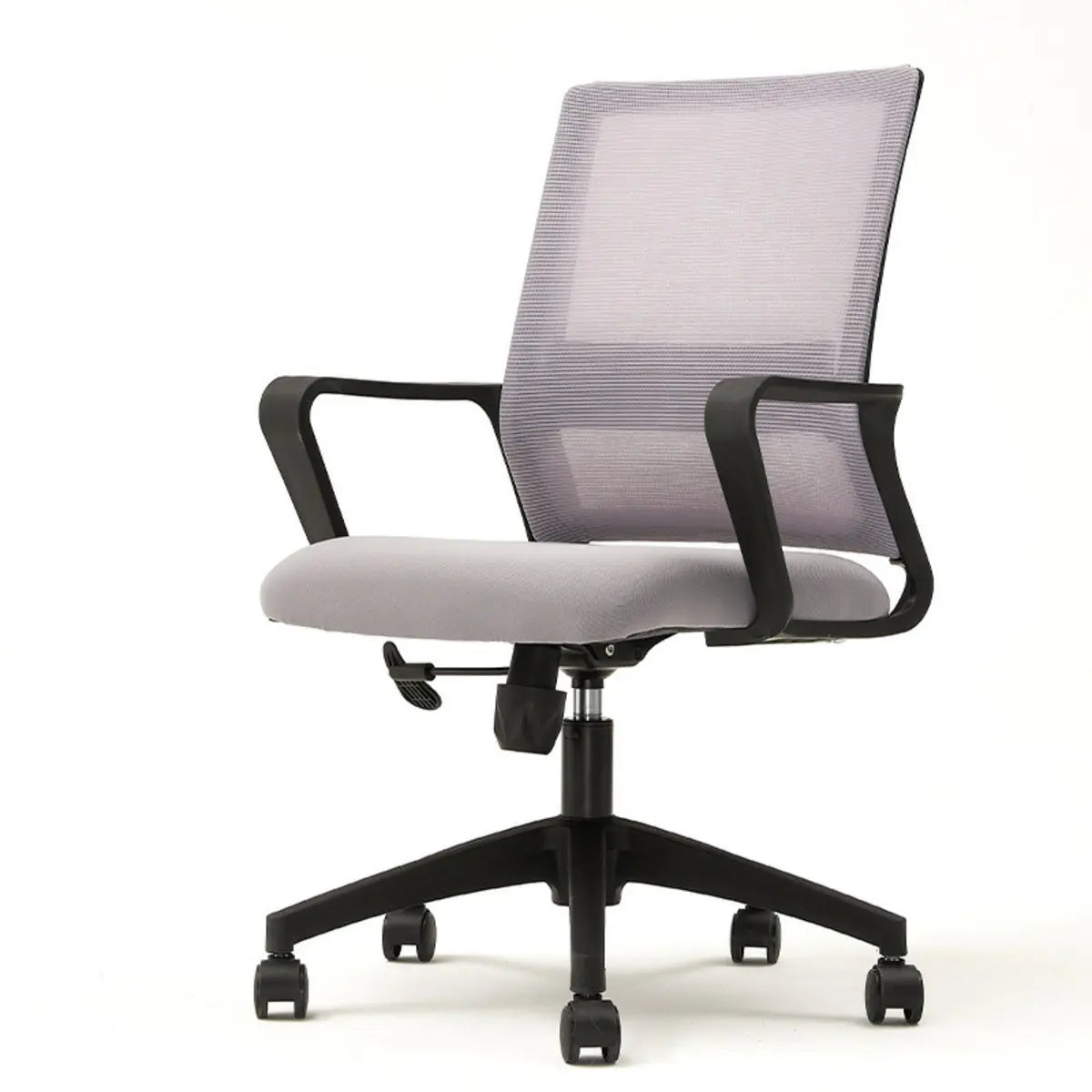 Swivel Blue Adjustable Tilt Mesh Upholstered Office Chair Image - 5