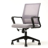 Swivel Blue Adjustable Tilt Mesh Upholstered Office Chair Image - 5