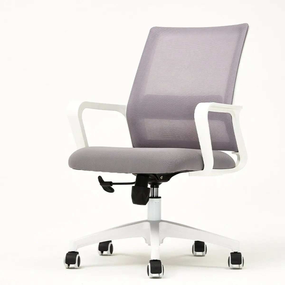 Swivel Blue Adjustable Tilt Mesh Upholstered Office Chair Image - 7