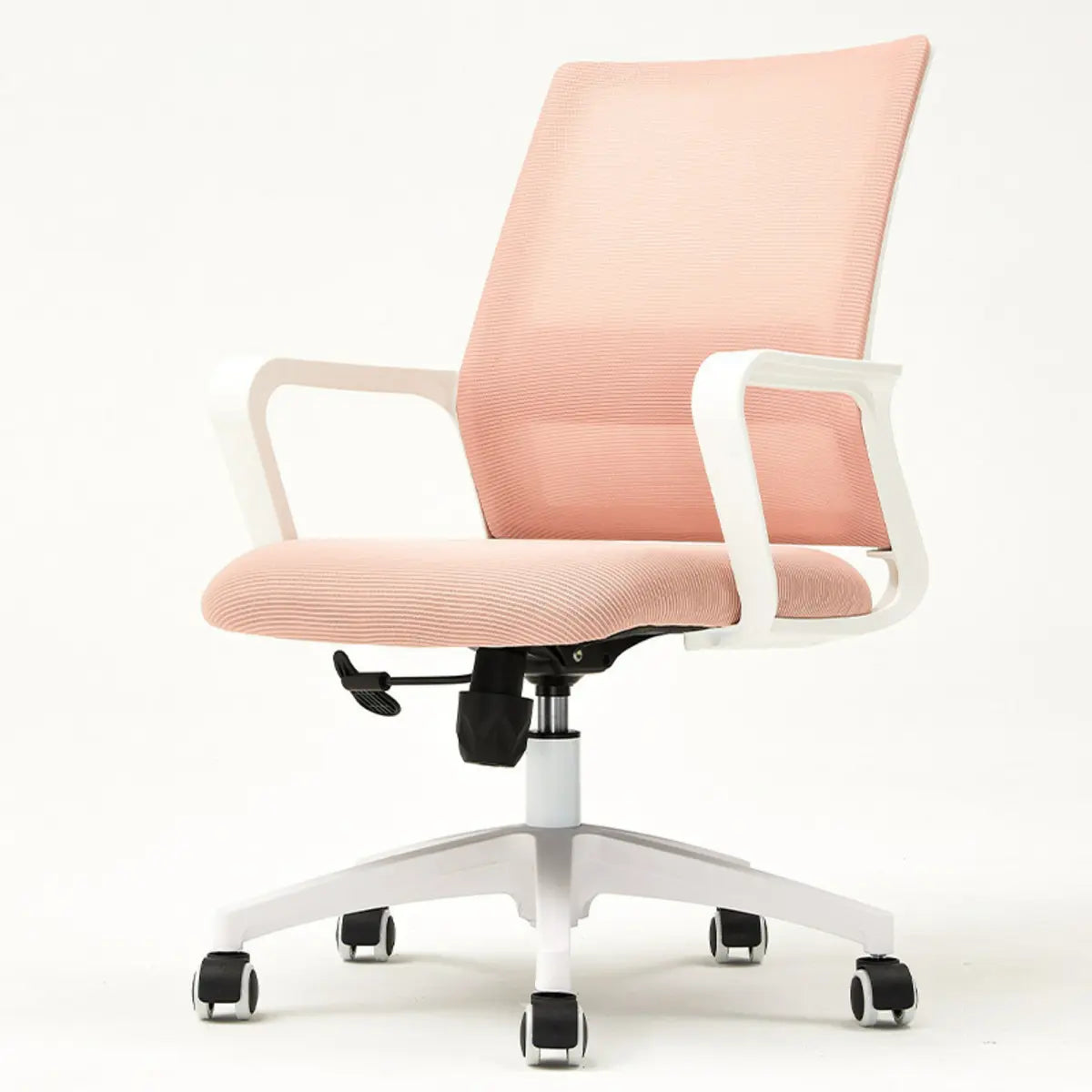 Swivel Blue Adjustable Tilt Mesh Upholstered Office Chair Image - 9
