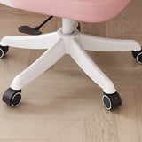 Swivel Blue Ergonomic Fabric Office Chair with Casters Image - 12