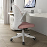 Swivel Blue Ergonomic Fabric Office Chair with Casters Image - 3
