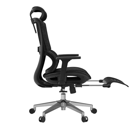 Swivel Ergonomic Black Mesh Lumbar Support Office Chair Image - 2