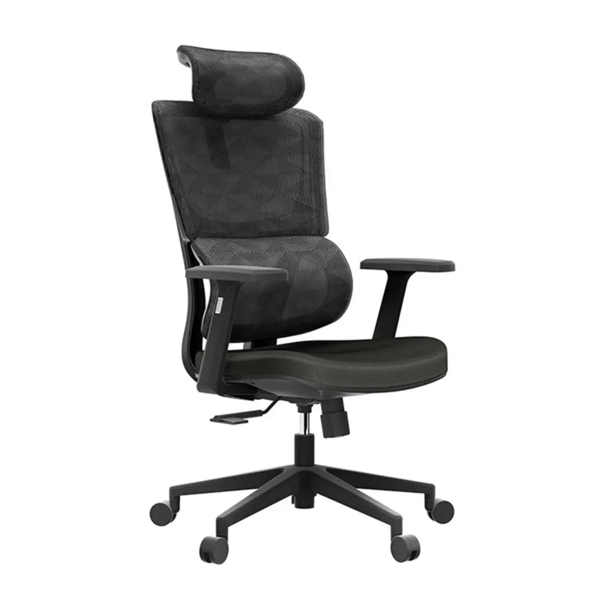 Swivel Ergonomic Black Mesh Lumbar Support Office Chair Image - 3
