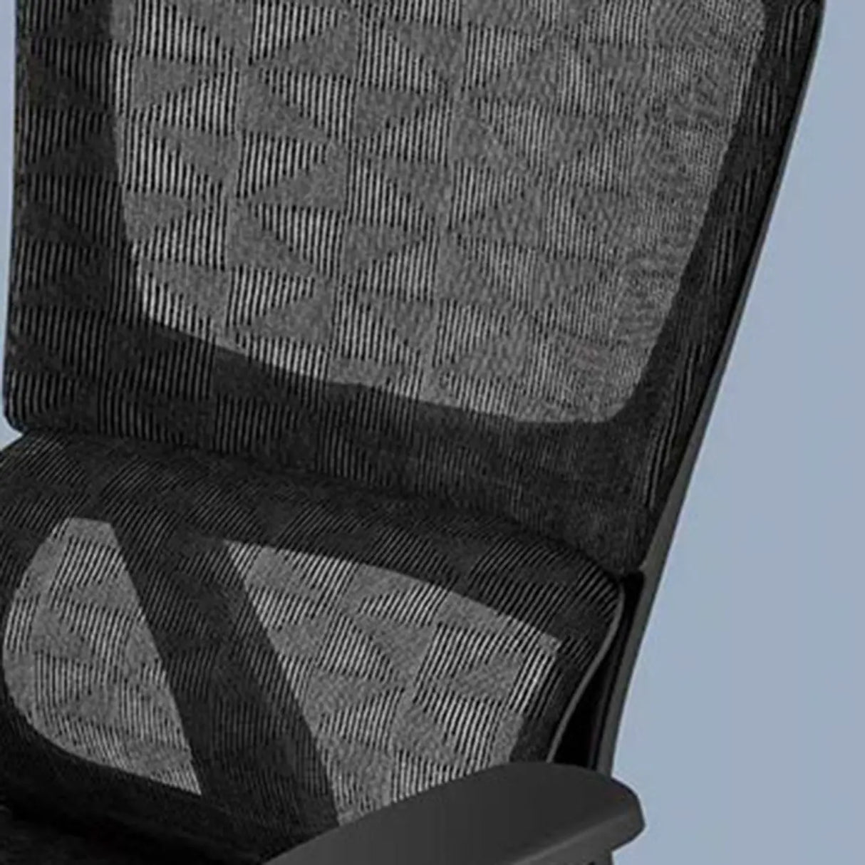 Swivel Ergonomic Black Mesh Lumbar Support Office Chair Image - 8