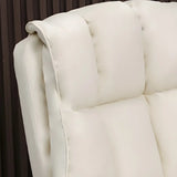Swivel Ergonomic Leather Adjustable Footrest Office Chair Image - 14