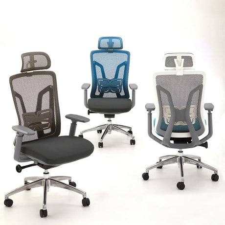 Swivel Ergonomic Mesh Adjustable Office Chair with Lumbar Image - 1