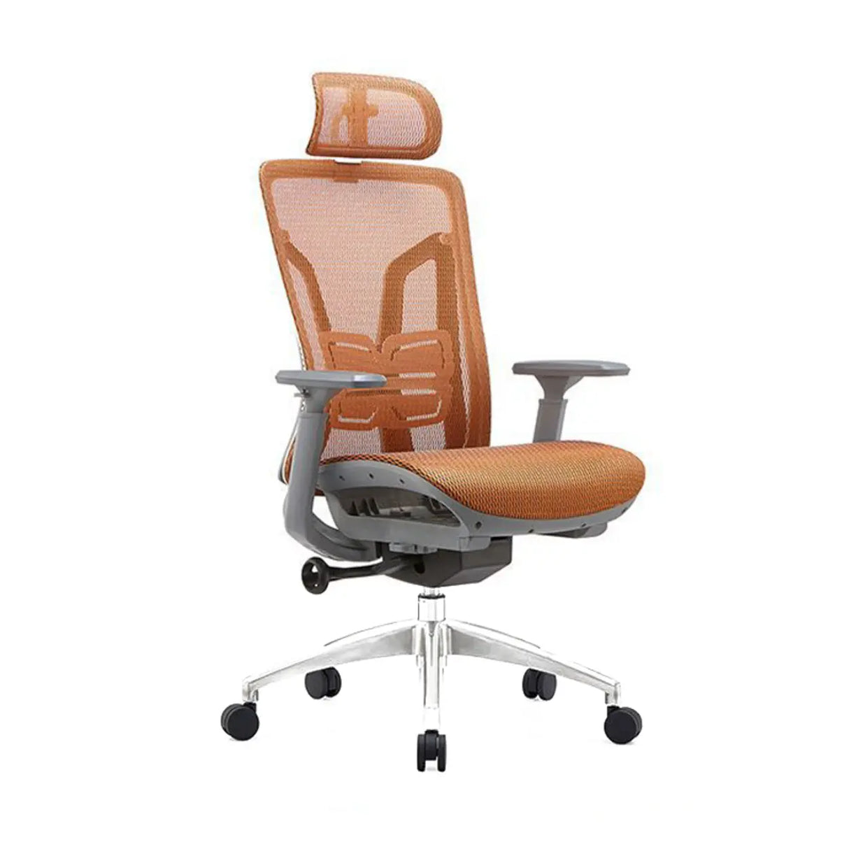 Swivel Ergonomic Mesh Adjustable Office Chair with Lumbar Image - 10