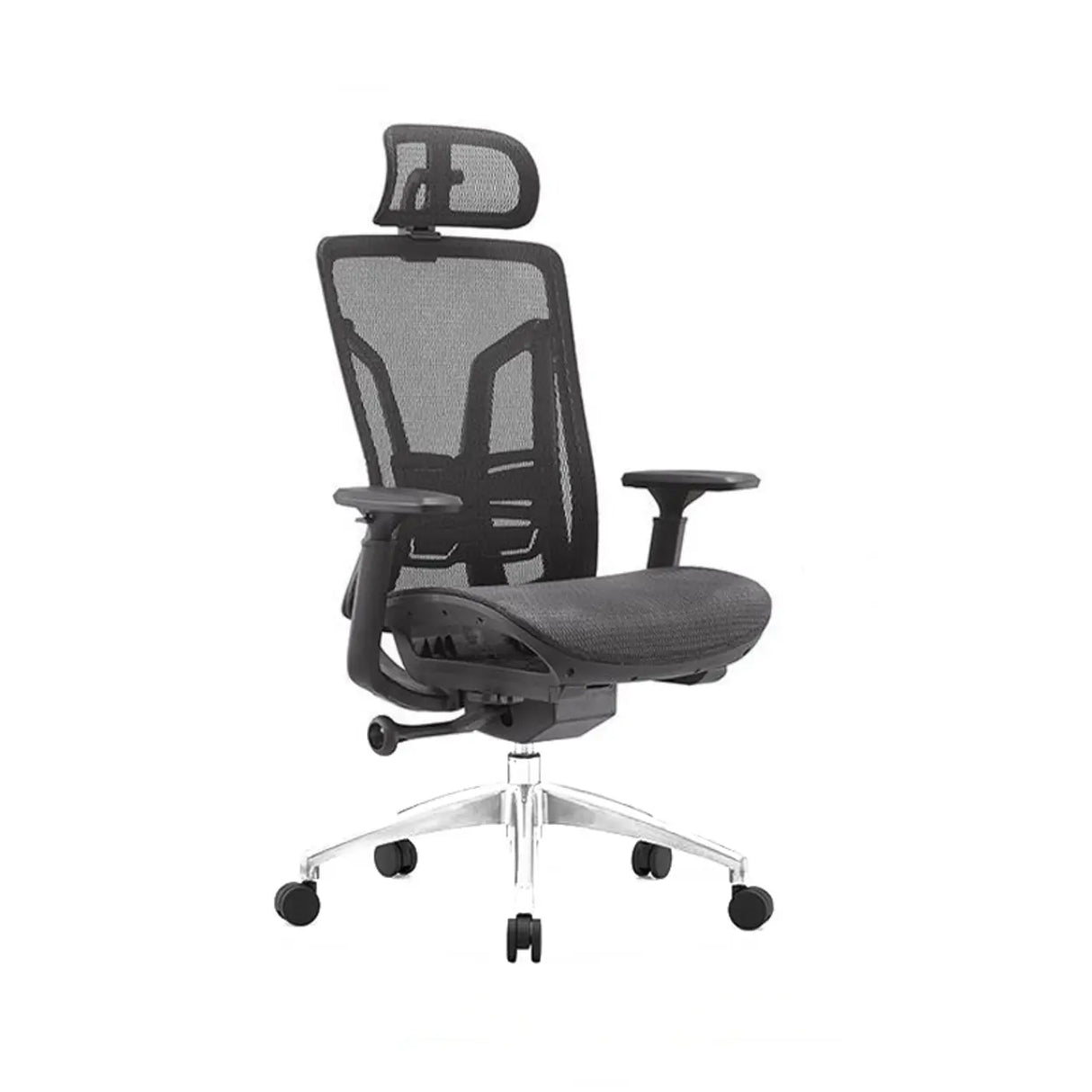 Swivel Ergonomic Mesh Adjustable Office Chair with Lumbar Image - 2