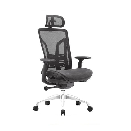 Swivel Ergonomic Mesh Adjustable Office Chair with Lumbar Image - 2