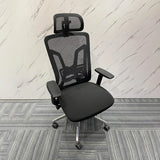 Swivel Ergonomic Mesh Adjustable Office Chair with Lumbar Image - 3