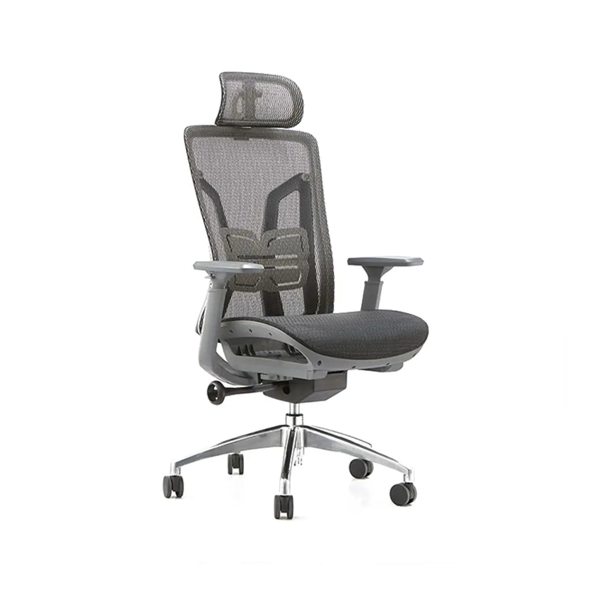 Swivel Ergonomic Mesh Adjustable Office Chair with Lumbar Image - 5
