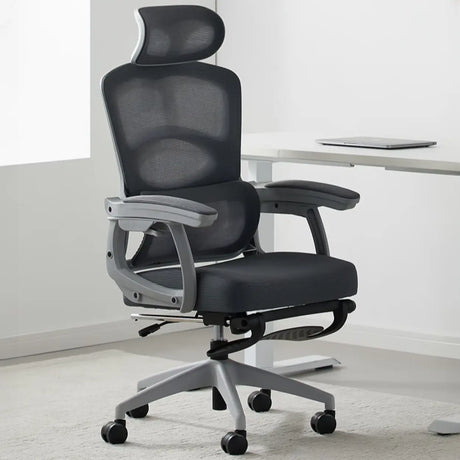 Swivel Ergonomic Mesh Adjustable Seat Height Office Chair Image - 1