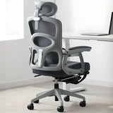 Swivel Ergonomic Mesh Adjustable Seat Height Office Chair Image - 4