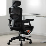 Swivel Ergonomic Mesh Adjustable Seat Height Office Chair Image - 7
