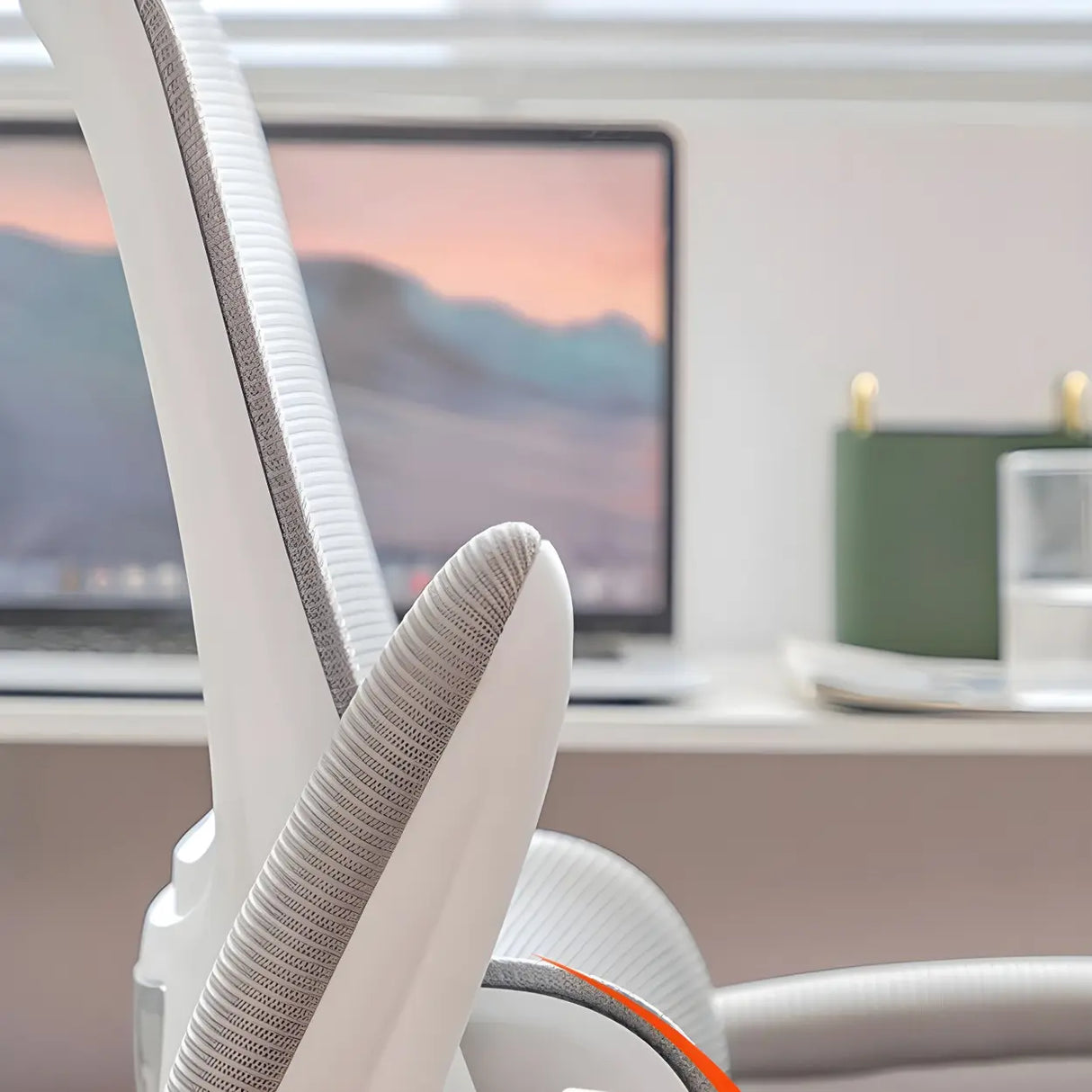 Swivel Ergonomic Mesh Office Chair with Lumbar Support Image - 10