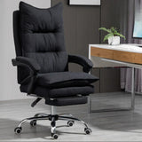 Swivel Ergonomic Reclining Fabric Office Chair with Headrest Image - 1