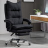 Swivel Ergonomic Reclining Fabric Office Chair with Headrest Image - 1