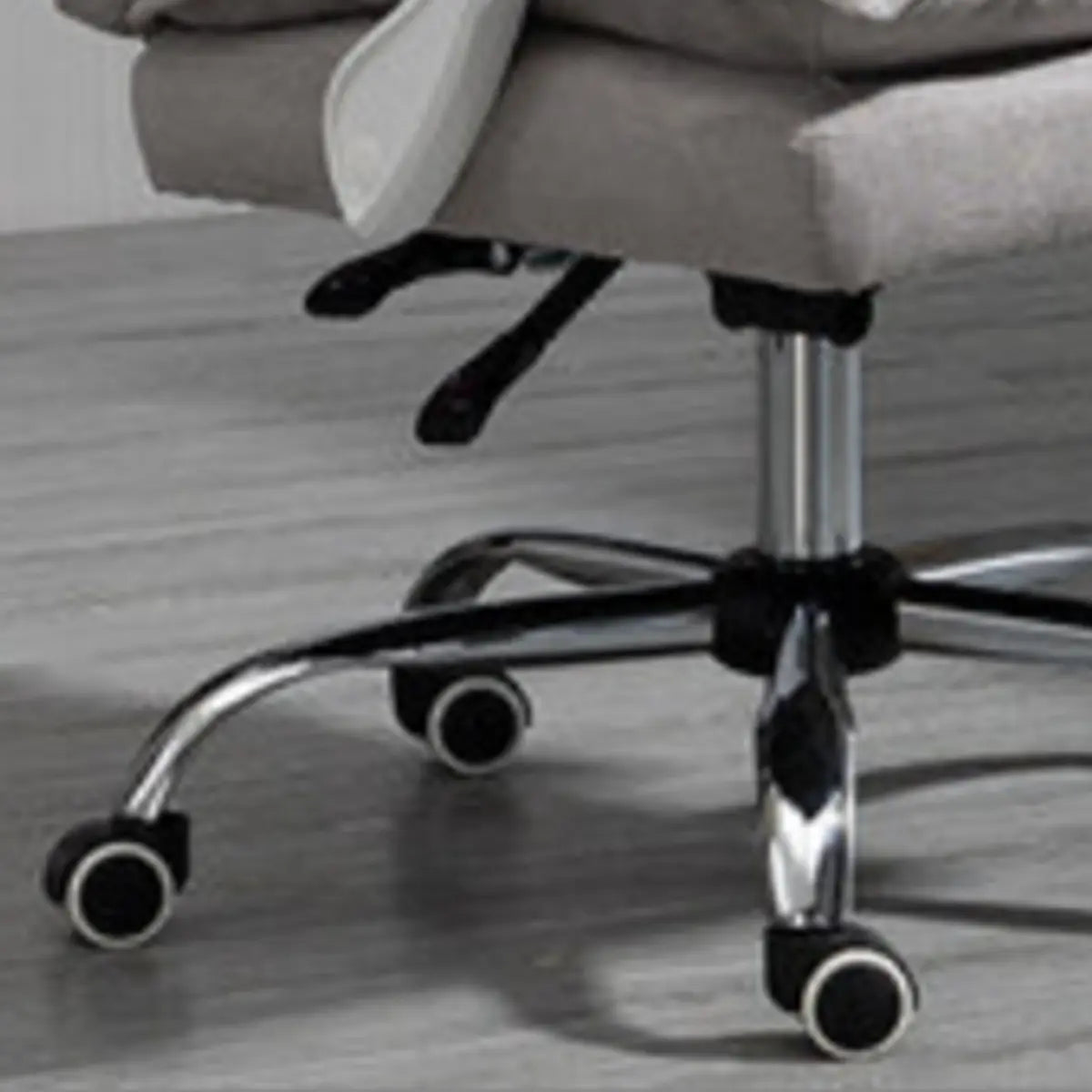 Swivel Ergonomic Reclining Fabric Office Chair with Headrest Image - 7