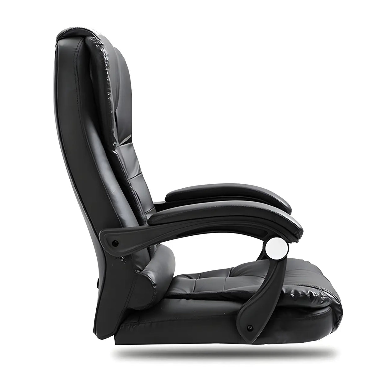 Swivel Executive Reclining Metal Office Chair with Headrest Image - 12