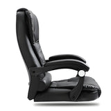 Swivel Executive Reclining Metal Office Chair with Headrest Image - 12