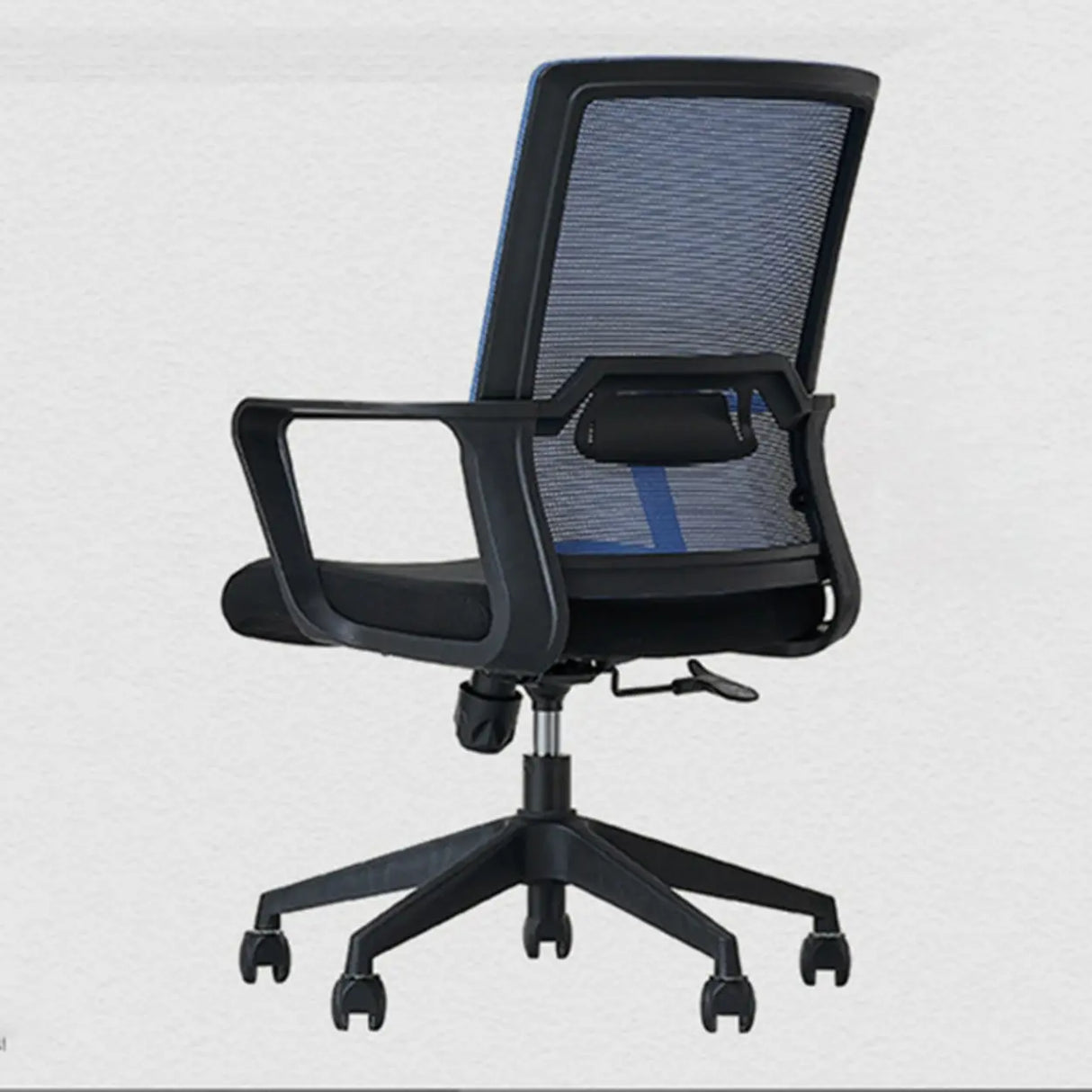Swivel High Back Ergonomic Black Adjustable Office Chair Image - 3
