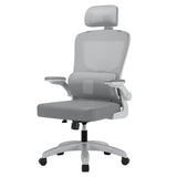 Swivel Lumbar Support Adjustable Nylon Frame Office Chair Image - 5